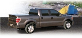 Hard tonneau Century CargoLid secure with easy usability Bronze Century CargoLid truck cover
