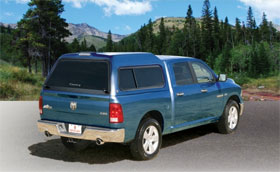 Century High C fiberglass blue truck and cap