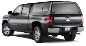 Century Fiberglass Ultra Truck Caps - Black