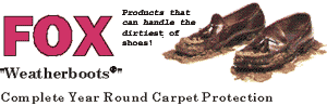Fox Weatherboots plastic floor mats