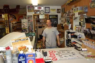 Cap Connection owner Gregg in his truck accessory store