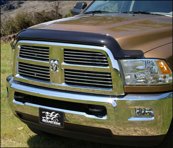 Dodge Ram Truck with Stampede Smoke Hood Protector