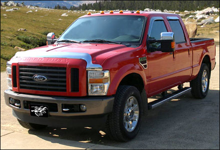 Dodge Ram Truck with Stampede Smoke Hood Protector