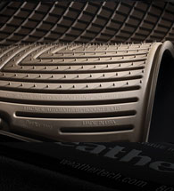 WeatherTech laser measured rubber mats cut to fit vehicles perfectly WeatherTech Rubber Floor Mats