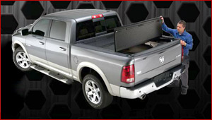 Undercover Flex hard tonneau that folds open