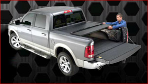 Undercover Flex hard tonneau that folds open